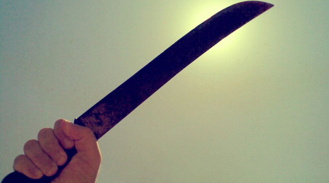 Police could not believe what bystanders reported this naked Florida man did with a machete