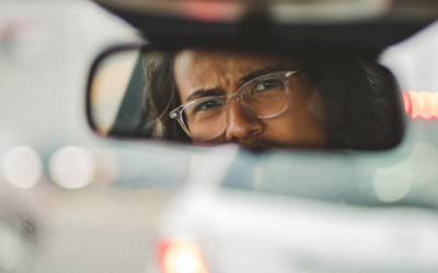 A Florida driver had a violent reaction after one man yelled out something to him from the road