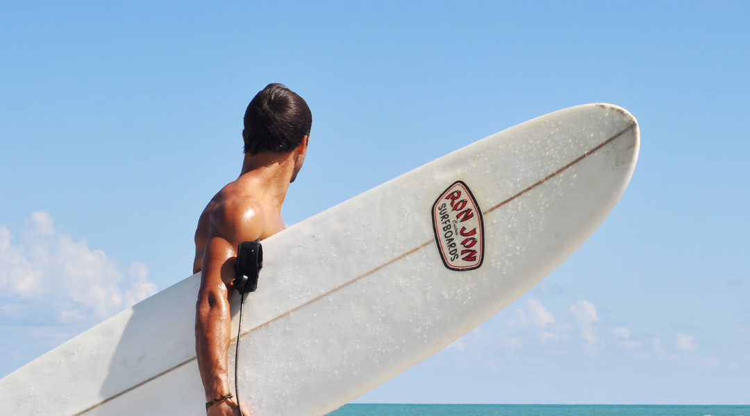 A Florida surfer’s worst nightmare came true after trying to grab his board