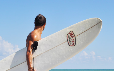 A Florida surfer’s worst nightmare came true after trying to grab his board