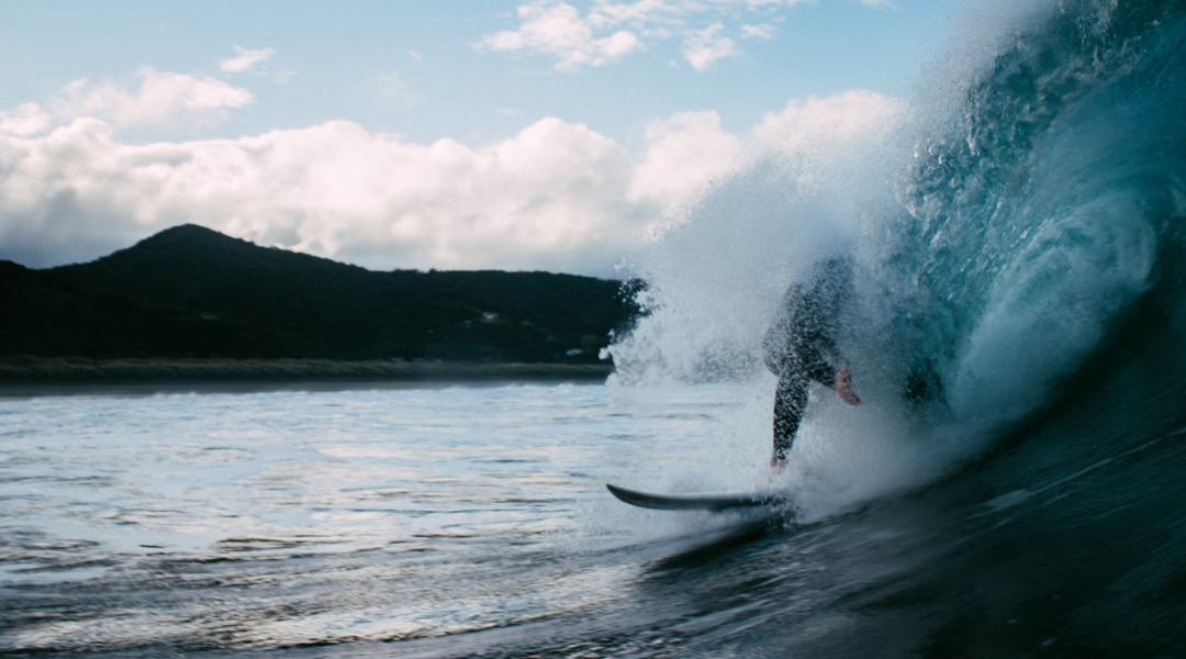 A Florida surfer had a perfect wave until the worst happened in an instant