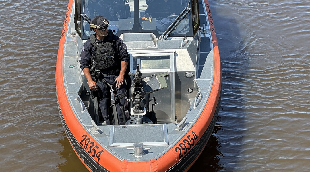 Coast Guard rescue swimmers pulled off a frightening rescue to escape the hurricane