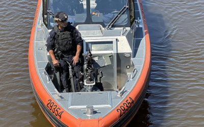 Coast Guard rescue swimmers pulled off a frightening rescue to escape the hurricane