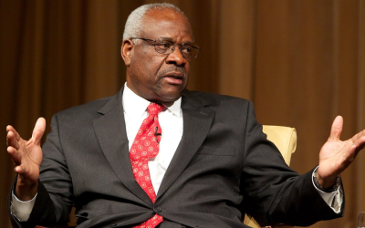 Clarence Thomas got one scary message about this dark future under Kamala Harris