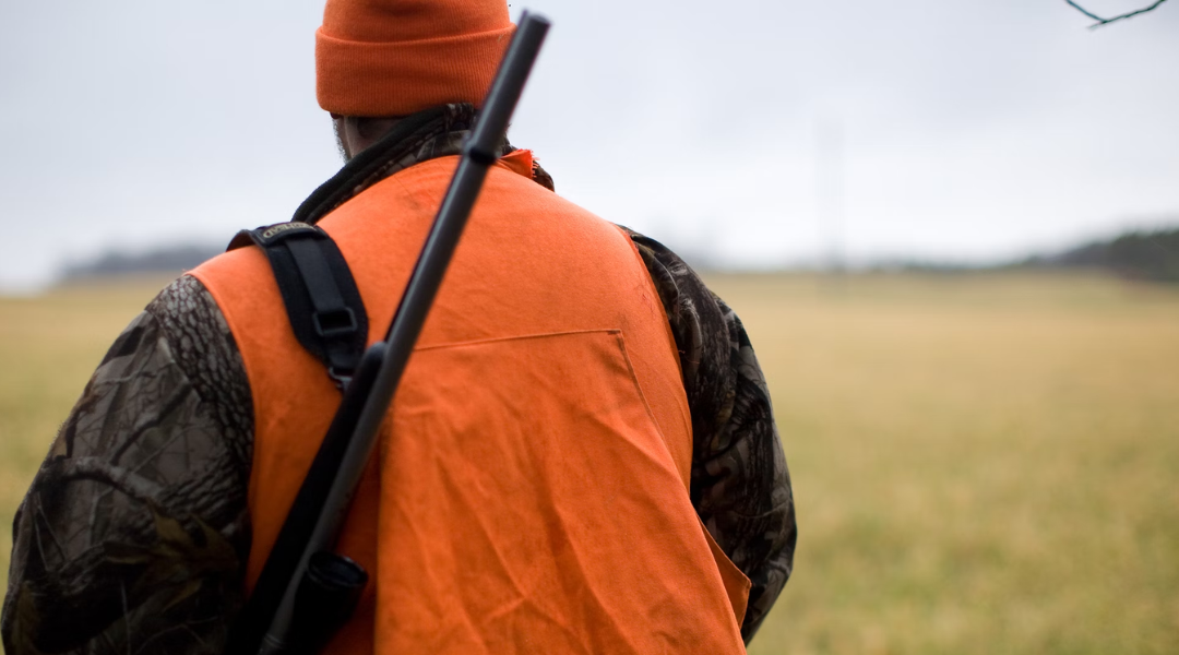 A Florida hunter was watching a football game when he saw this jaw-dropping sight