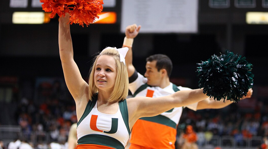 Miami Hurricanes mascot was put on notice by a reporter for making this wrong move