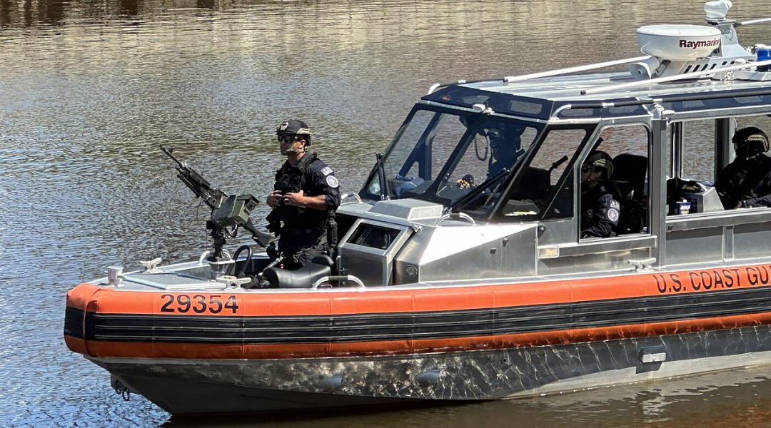 Coast Guard officials intercepted one scary boat that put Donald Trump on red alert