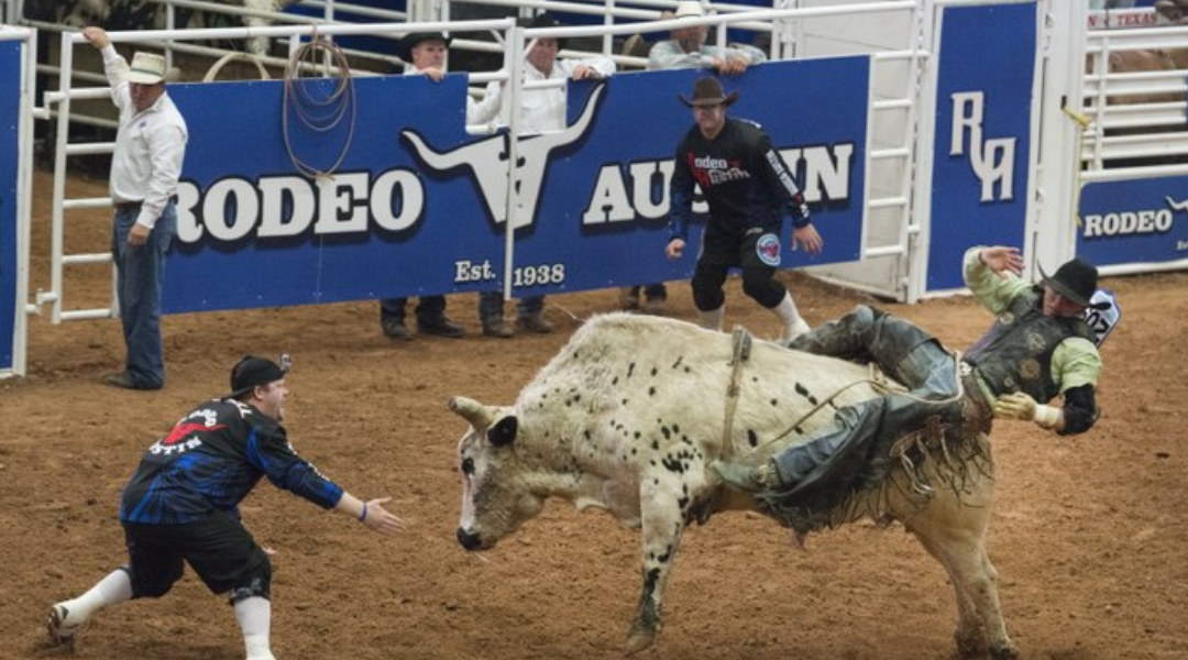 A rodeo star survived one life-or-death situation when everything went wrong fast